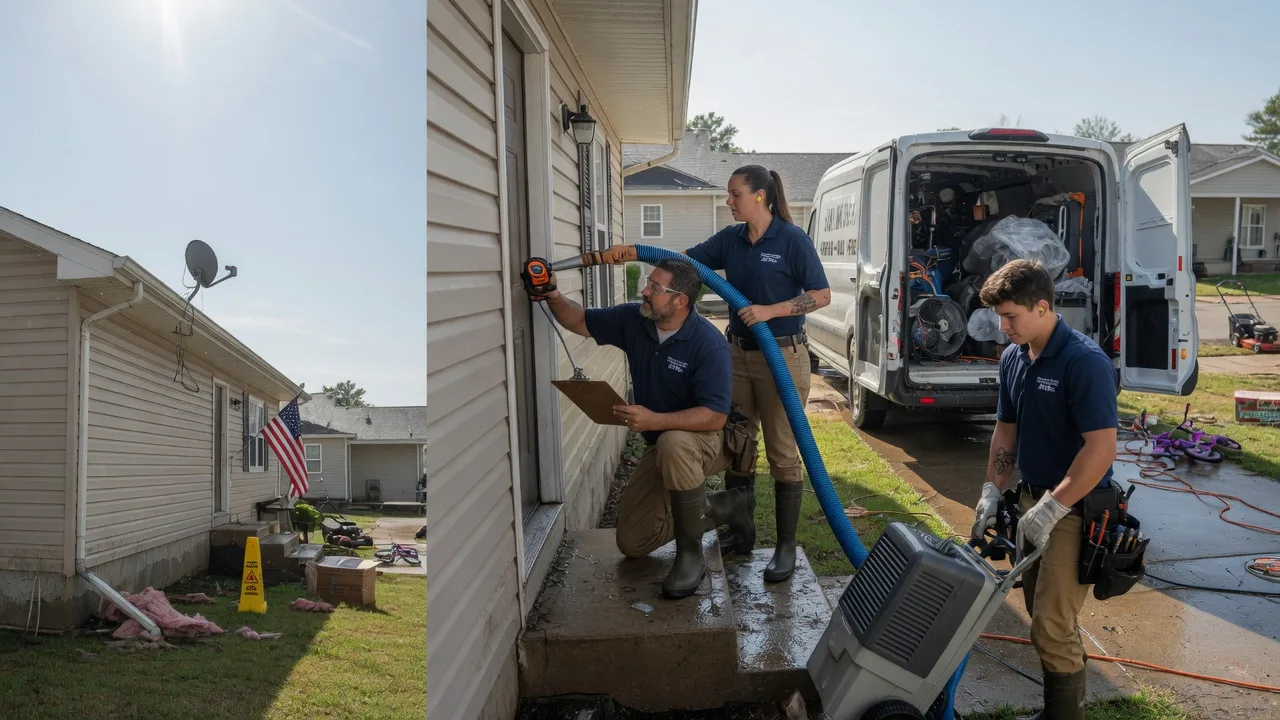 Ceiling Water Damage Restoration in Brickeys, AR near me
